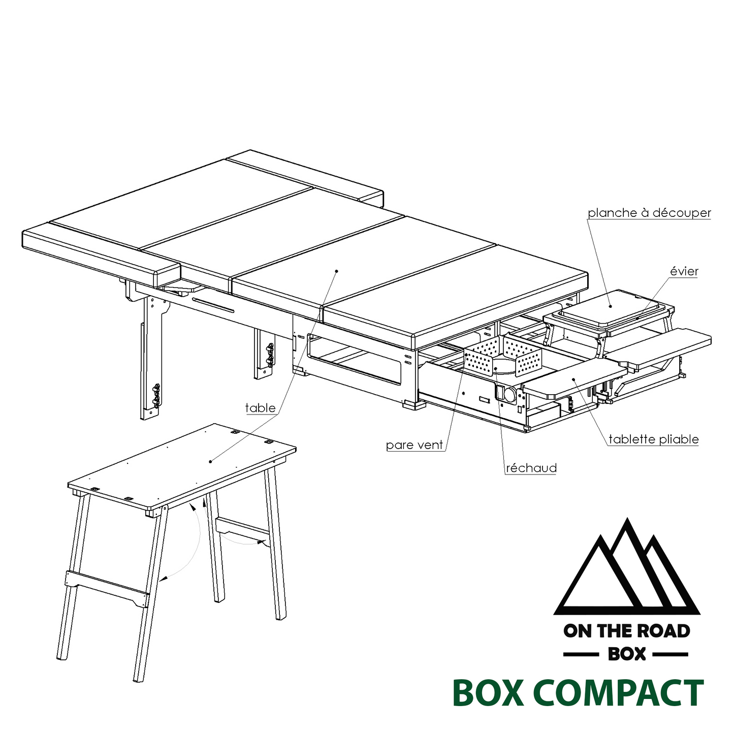 Box Compact - Aménagement voiture SUV et Breaks