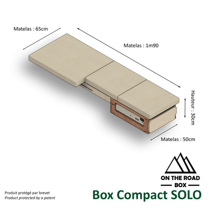 Box Compact Solo - 1 personne Aménagement voiture SUV et Break