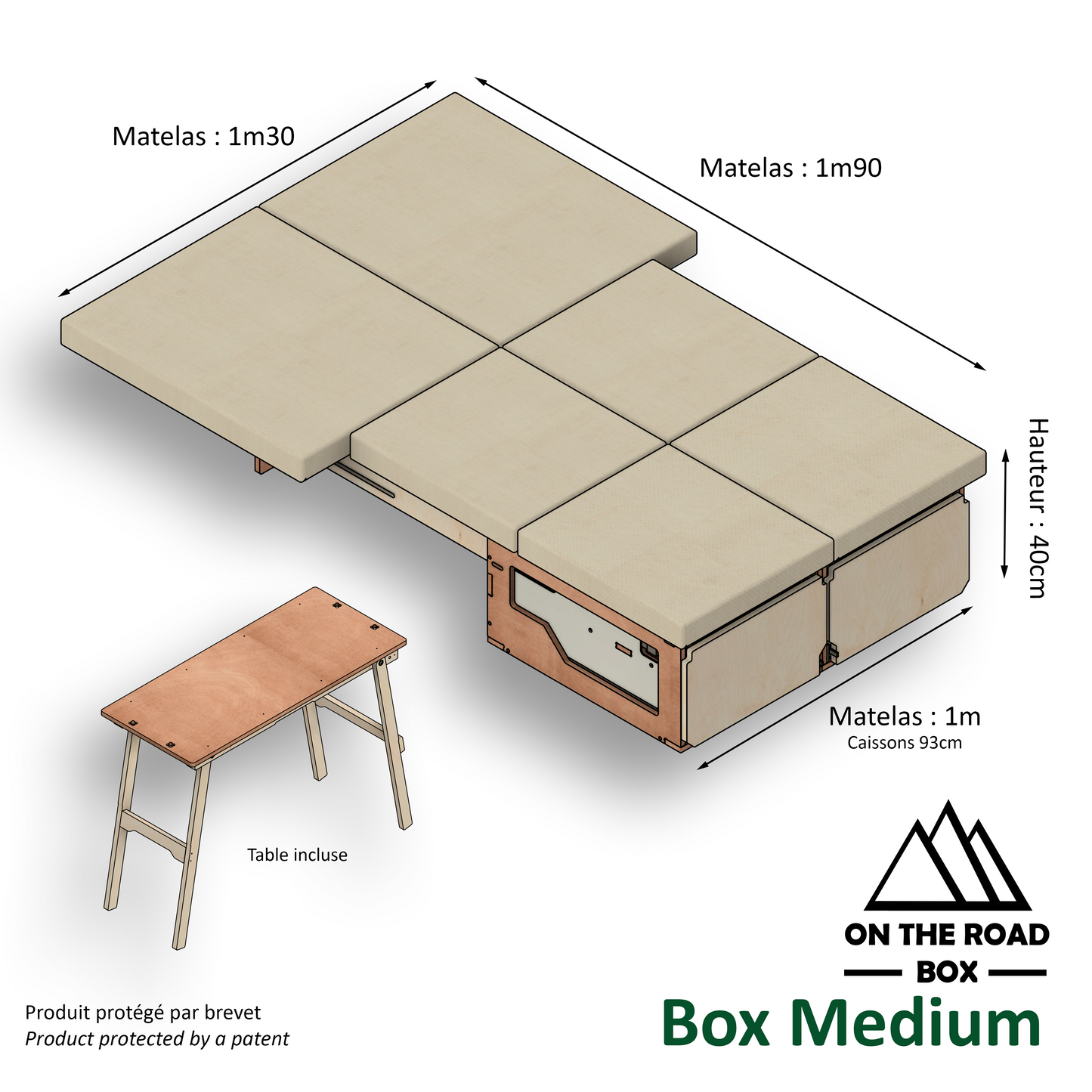 Box Medium - SUV et LUDOSPACE